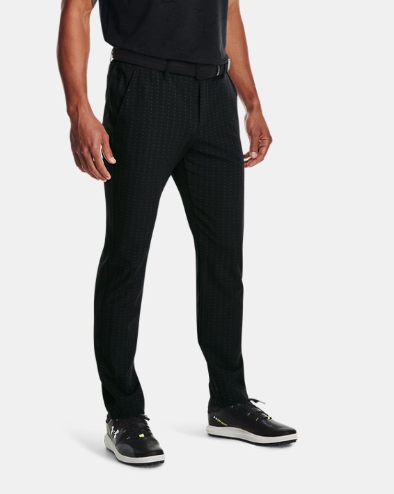 Men's UA Drive Printed Tapered Pants, Black, pdpMainDesktop image number 0